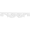 Ekena Millwork Garcia Architectural Grade PVC Running Trim, 6"H x 5/8"P x 48"L RUNP06X0625X48GRC - alternate 1